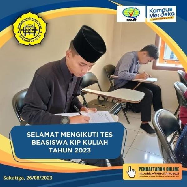 Foto Kegiataan TES Peserta KIP STAIRU 2023