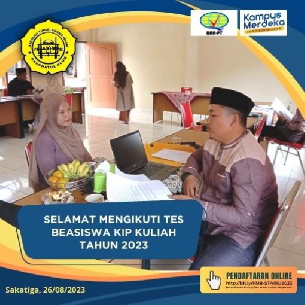 Foto Kegiataan TES Peserta KIP STAIRU 2023
